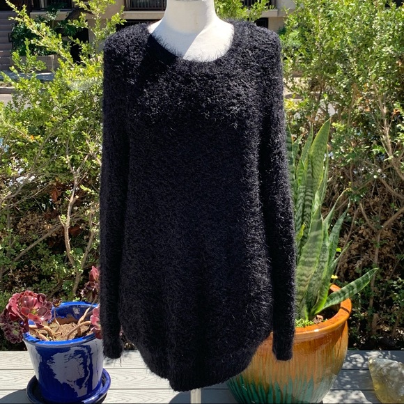 BY CORPUS Eyelash Sweater Tunic Length Soft Medium - Picture 1 of 9